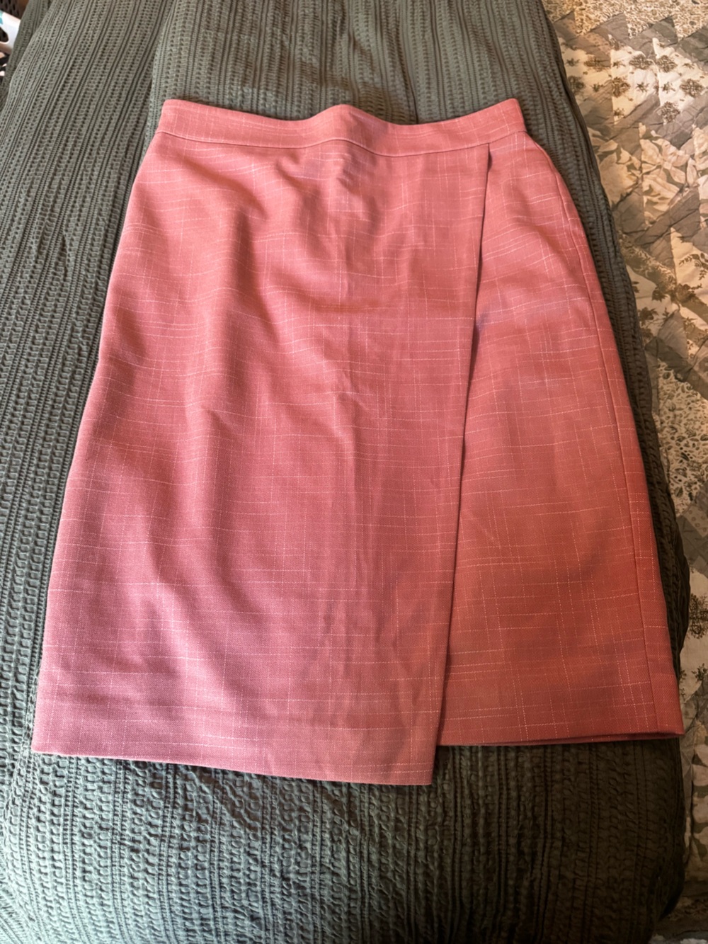Ann Taylor Petite Brown Lined Skirt